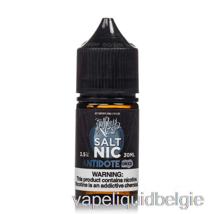 Vape Vloeibaar Tegengif Op Ijs - Meedogenloos Zout - 30 Ml 10 Mg